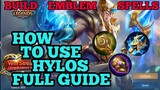 How to use Hylos guide & best build mobile legends ml 2020