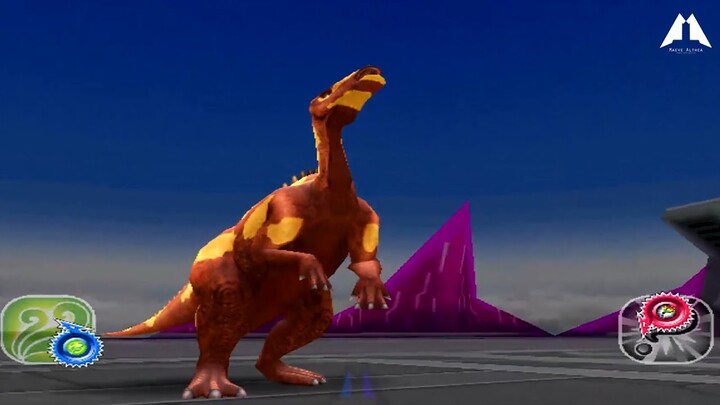 Dinosaur King Awaken Shantungosaurus X Lanzhousaurus 恐竜キング VS Space Pirates Stage 3 Spectre Jark