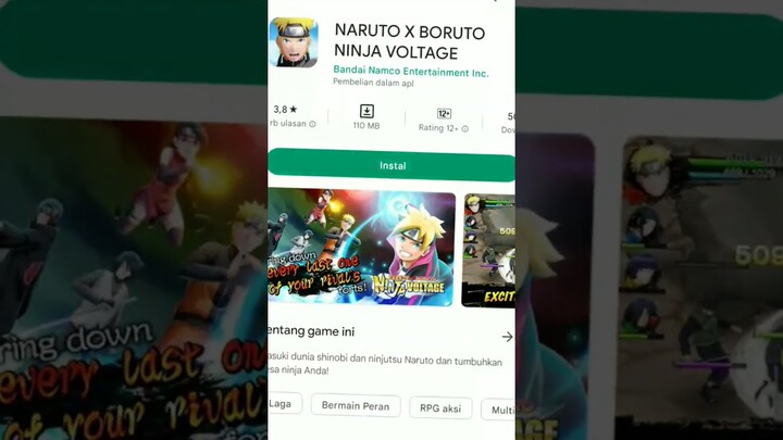 4 Game Naruto Terbaik dan Paling Seru di HP Android #shorts #gamepopuler