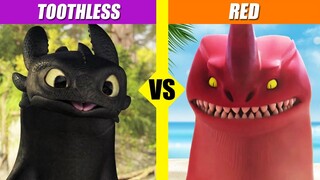 Night Fury vs Red Bluster (Sea Beast) | SPORE