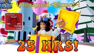 Unwrapping Gifts for 25 Hours in Bloxfruits