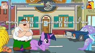 AN Mugen Request #1958: Peter Griffin & Twilight Sparkle VS Giant Chicken & Trixie