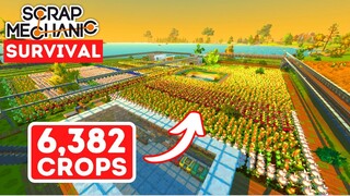 The BIGGEST Farm in Scrap Mechanic Survival