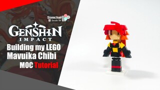 LEGO Genshin Impact Mavuika Chibi MOC Tutorial | Somchai Ud