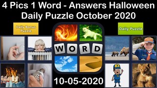 4 Pics 1 Word - Halloween - 05 October 2020 - Daily Puzzle + Daily Bonus Puzzle - Answer-Walkthrough