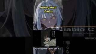 insting buas diablo?  #tenshura #rimuru #diablo