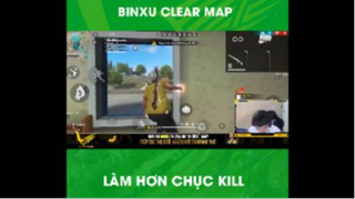 Binxu clear map làm hơn chục kill