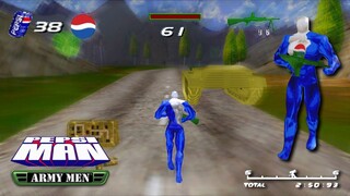 PEPSIMAN GAMEPLAY - Army Men Sarge's Heroes MOD - Dreamcast