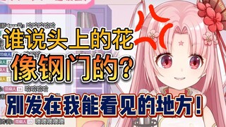 扇宝：谁说我头上的花像钢门的？【扇宝】