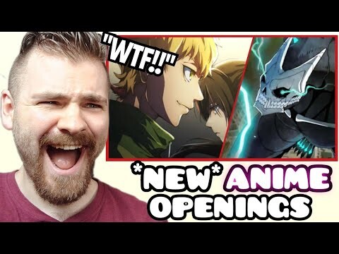 REACTING to *NEW* Anime Openings | Fairy Tail x Tower of God x Kaiju No. 8 | ANIME REACTION!