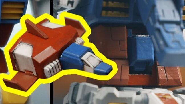 HG also needs a core fighter! And it has to be transformable! 3D printing transforms HG's new ancest