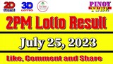 Lotto Result Today 2pm July 25 2023 Swertres Ez2 PCSO