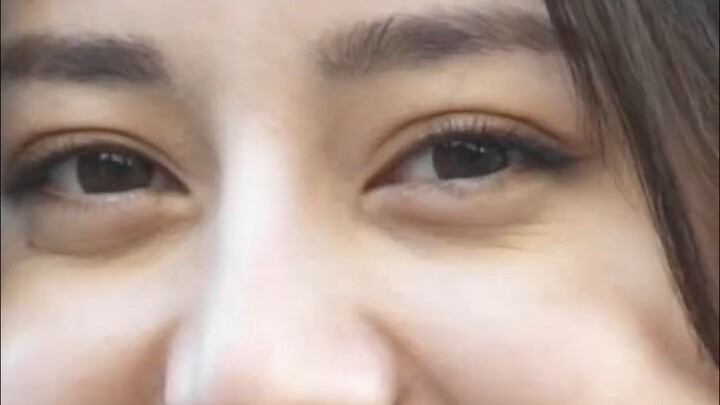 Dilireba's unretouched face video
