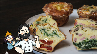 Healthy and delicious egg muffins