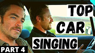 Top 10 Actors Singing in the Car. Movie Scenes Compilation. Part 4. [HD]