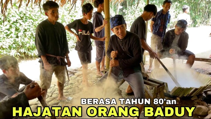 Seperti Ini Cara Orang Baduy Hajatan Rame dan seru semua warga membantu