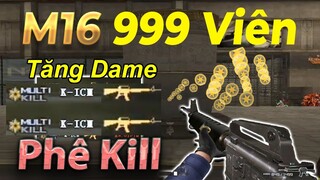 M16 999 VIÊN TĂNG DAME BẮN ZOMBIE RA SAO?