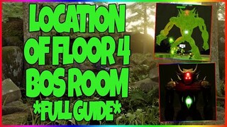 LOCATION OF FLOOR 4 BOSS ROOM IN ERA OF AINCRAD (ROBLOX) *NEW SWORD ART ONLINE ROBLOX GAME⚔️*