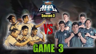 Game3 Evos PH vs ArkAngel | Upper bracket MPL S3 Playoffs