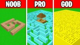 NOOB Vs PRO Vs GOD Maze Challenge! (Minecraft)
