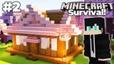 I MADE A BEAUTIFUL HOUSE!😇😇Minecraft Survival (Episode 2)