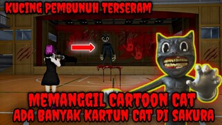 Misteri Cartoon Cat || Memanggil Cartoon Cat Di Sakura - Sakura School Simulator