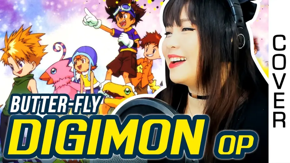 Digimon Adventure デジモンアドベンチャー Op 1 Butter Fly Cover With Lyrics And English Translation Koji Wada Bilibili