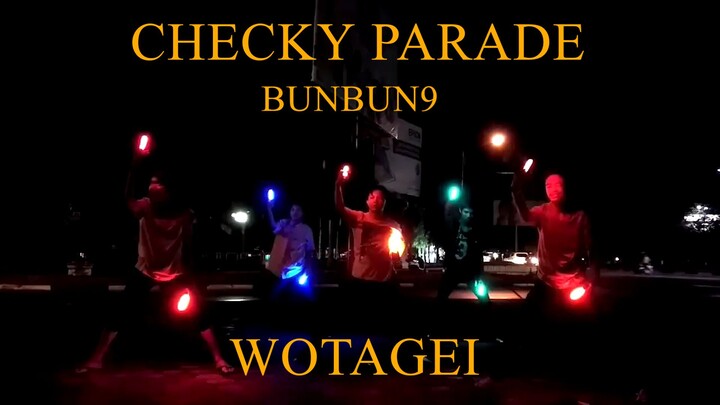 【ヲタ芸】LIGHT DANCING TO CHECKY PARADE - BUNBUN9 (LUMINA SCARLET SPECIAL)【PKY.ヲタ芸】