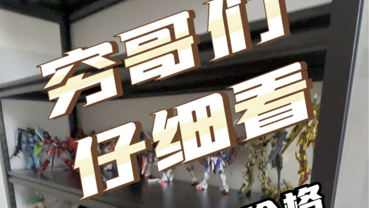 贫穷玩家快乐模型手办柜，不看亏好几千！