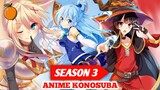 Resmi Diumumkan!! Jadwal Tayang Anime Konosuba Season 3