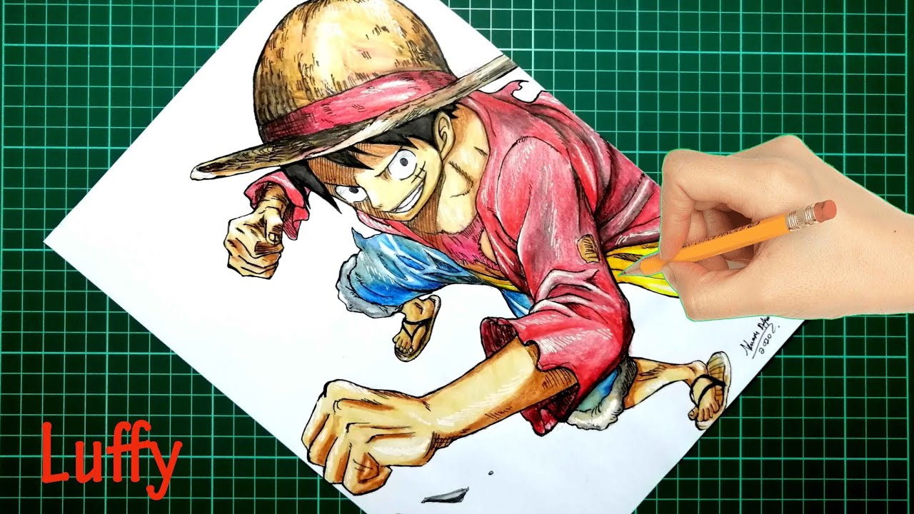 Speed Drawing Luffy de One Piece in 2023