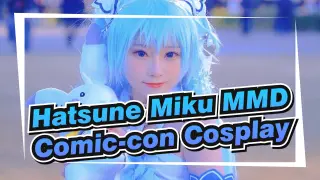 [Hatsune Miku MMD] Comic-con| Snow Hatsune Miku Cosplay