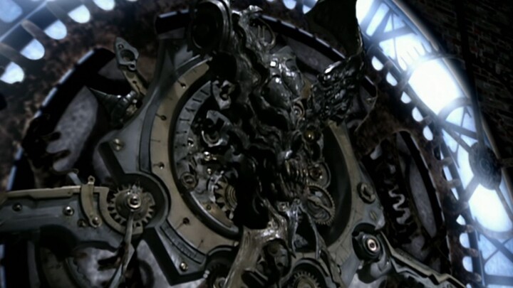 Hora-Morax turned into a clock, and Gangya saved Yuexun again. GARO (3)