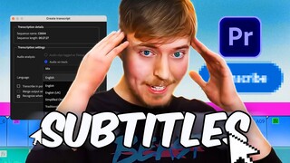 How to Create ANIMATED Subtitles! (Premiere Pro Tutorial)