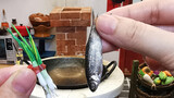 [Food]Miniature kitchen: Making Chinese braised fish with 50 cents