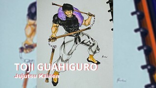 REDRAW TOJI FUSHIGURO ANIME VERSION - CARA GAMPANG!