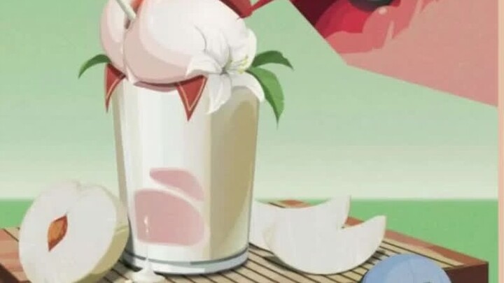 Muxiang's Peach Pudding Milk Tea【MYGO】