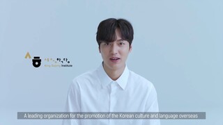 20191007【OFFICIAL/EN/CN】Lee Min Ho introduces King Sejong Institute