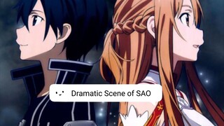 My favorite dramatic Scene from SAO. Nostalgic time.