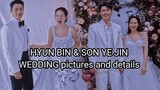 Hyun bin & son ye jin wedding | full courage and details | Binjin wedding #koreandrama  #kdrama