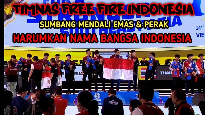 TIMNAS FREE FIRE INDONESIA SUMBANG MENDALI EMAS & PERAK UNTUK INDONESIA | FREE FIRE SEA GAMES