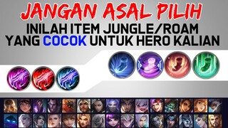 Penjelasan Lengkap ITEM ROAM dan JUNGLE BARU + Hero mana aja yang Cocok Pake - Mobile Legends