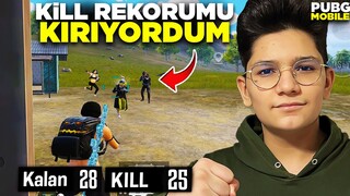 KİLL REKORUMU KIRIYORDUM!! İNANILMAZ MAÇI! - PUBG MOBİLE