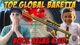 TOP GLOBAL PUN  MENANGIS MELIHAT SKILL BARETTA BOCIL KELAS 6 SD INI - FREE FIRE INDONESIA