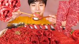 MUKBANG | 최고급 쫀득쫄깃 육회+육회사시미(육회초밥) 리얼사운드 먹방 Premium Raw Beef Sashimi ASMR Eating Show Hoony