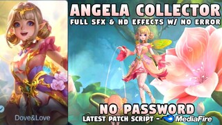 Angela Collector Skin Script No Password | Angela Floral Elf Skin Script | Mobile Legends