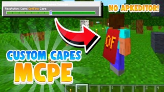 How to Get Custom Capes in MCPE 1.16+ | Without Apk Editor | 2021