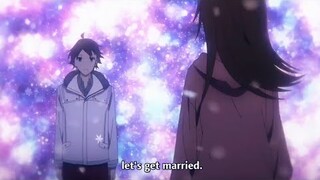 "Let's get married" Miyamura propose to Hori | Hori and Miyamura sweet moments | Horimiya Episode 12