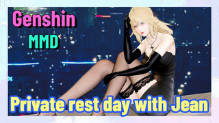 [Genshin Impact  MMD]  Private rest day with Jean