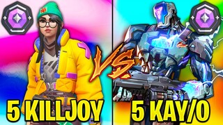 5 Killjoy VS 5 KAY/O! - The Ultimate Counter?